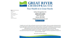 Desktop Screenshot of greatriverchiropractic.com
